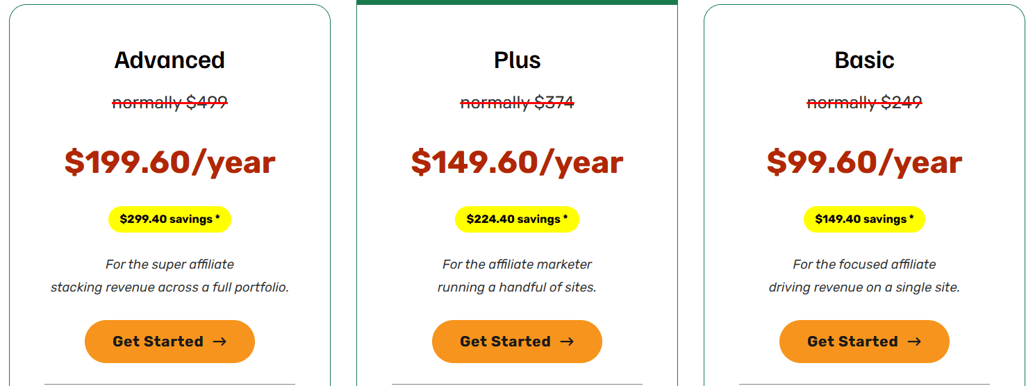 ThirstyAffiliates Black Friday Pricing