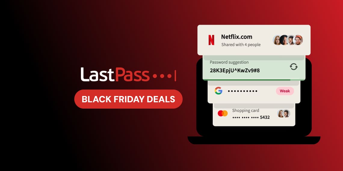 LastPass Black Friday Cyber Monday Sale