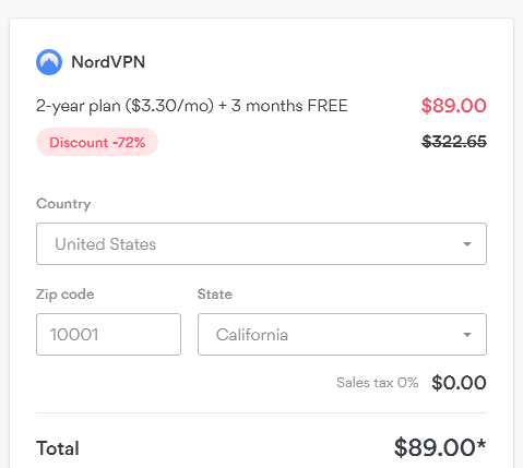 NordVPN BF Actual Discount
