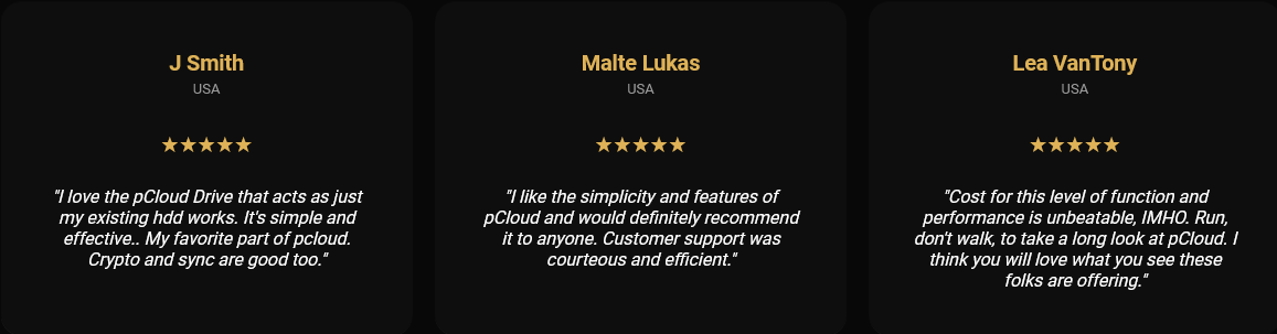 pCloud Reviews